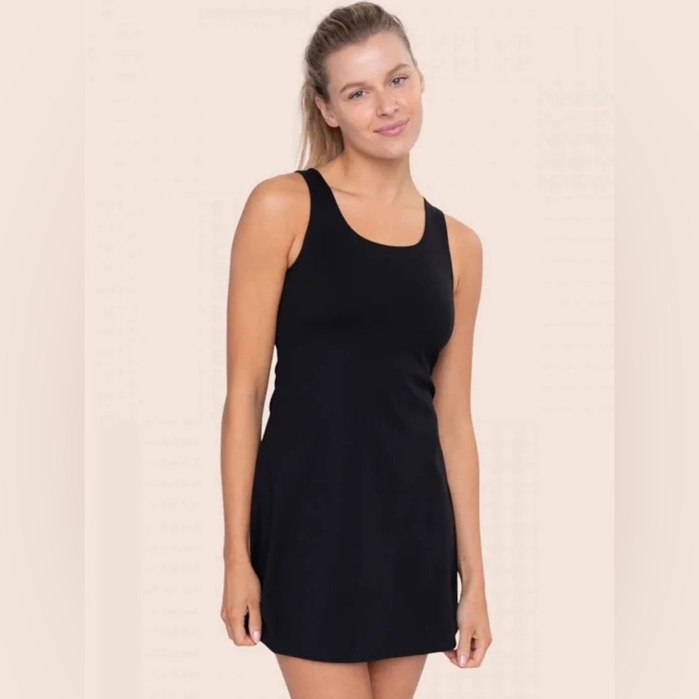 NWT Mono B - Essential Active Dress in Black Size 2XL